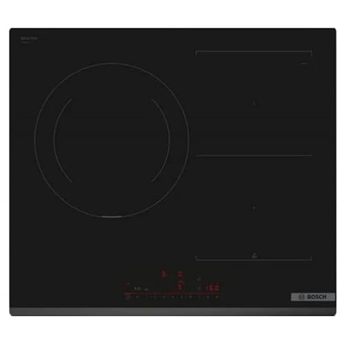Bosch Piastra A Induzione, 60 Cm, Serie 6, Combiinduzione E Zona Di 28 Cm, Elettronica Directselect, Perfectfry, Home Connect, Nero, Pvj631Hc1E