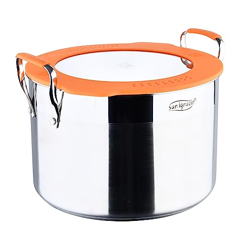 San Ignacio Compact - Cancool Con Shopment A 24 Cm - Alluminio Forgiato - Interno Luminoso - Esterno Nella Finitura Opaca - Elenco Per Induzione - Man