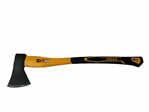 Ingco Ascia Spacca Legna Piccozzino 1250 Gr Accetta Legno Manico Fibra Resina