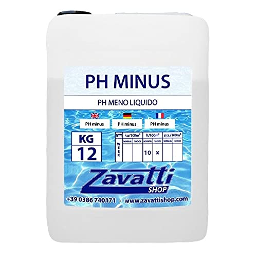 Zavattishop 12 Lt Ph Minus - Riduttore Ph Liquido Per Dosatori Automatici Piscine