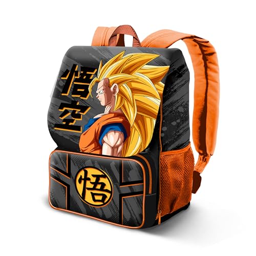Dragon Ball Warrior-Zaino Espandibile Exp, Multicolore, 30 X 45 Cm, Capacità 28 L