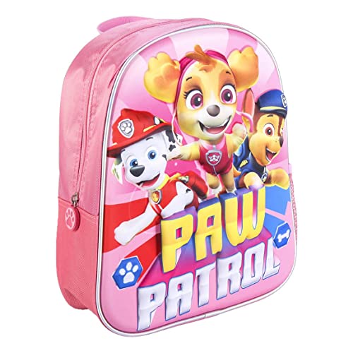 Cerdá Life'S Little Moments Mochila 3D Infantil De La Patrulla Canina, Unisex Niños, Multicolor, Talla Única