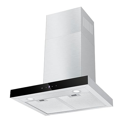 Topstrong Cappa Aspirante 60 Cm, Cappa Aspirante Con Flusso D'Aria 700 M³/H, Cappa Aspirante 60 Cm, In Acciaio Inox, 9 Livelli Di Controllo Soft Touch