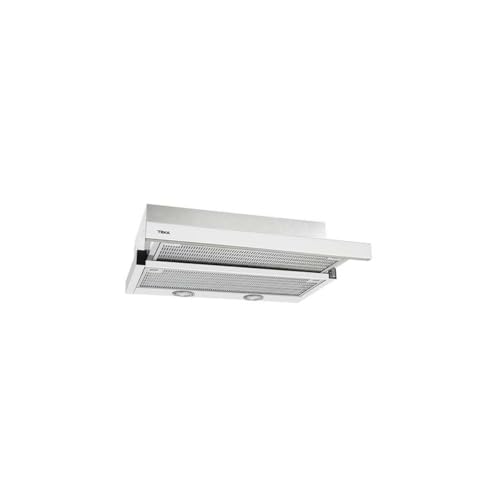 Teka Cnl 6400.2 - Cappa Estrattore, 60 Cm, Estrattore Da Cucina, Estensibile, Anti-Impronta, 2 Velocità + Intensiva, Cappa Telescopica, Con Programmat