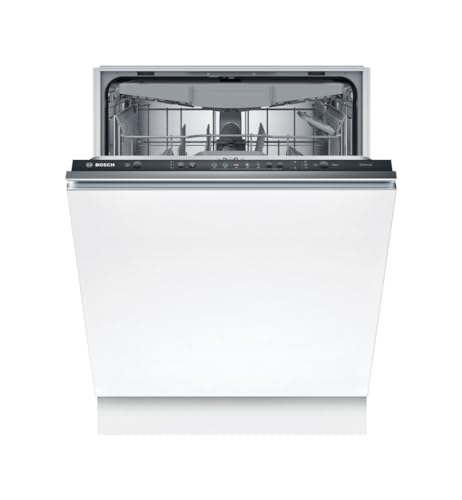 Bosch Smv25Ex02E Serie 2, Lavastoviglie Da Incasso A Scomparsa Totale, Infolight: Indicatore Led Avanzamento Programma, 3 Cestello, Ecodosage, Aquasto