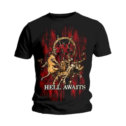 T-Shirt # Xxl Black Unisex # Hell Awaits