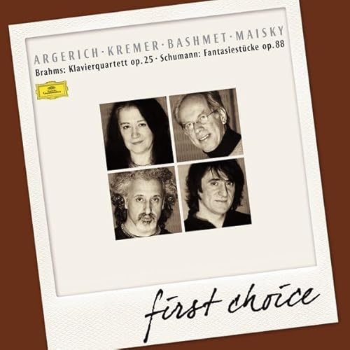 Brahms: Klavierquartett Op.25 / Schumann: Fantasiestücke Op. 88
