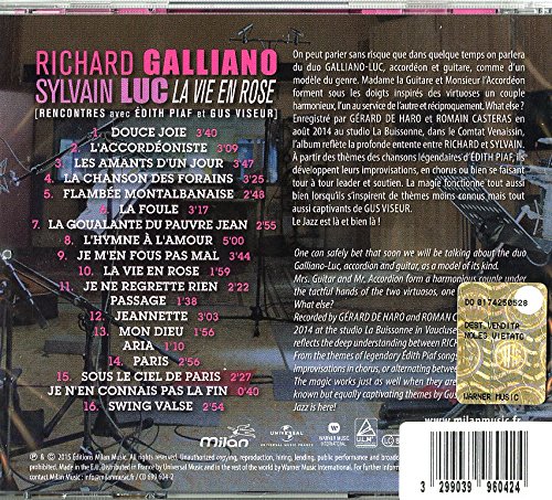 La Vie En Rose (Incontri Con E.Piaf E G.Viseur)