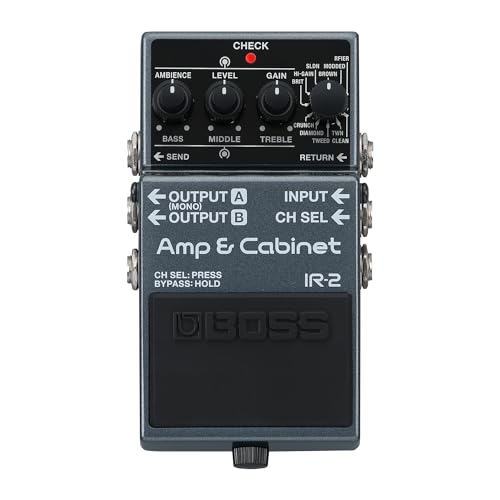 Boss Ir-2 Amp & Cabinet | Emulatore Di Ampli E Cabinet Ir Loader Di Alta Qualità | 11 Tipi Diversi Di Ampli | Cab Ir Da Celestion Digital | Semplice I