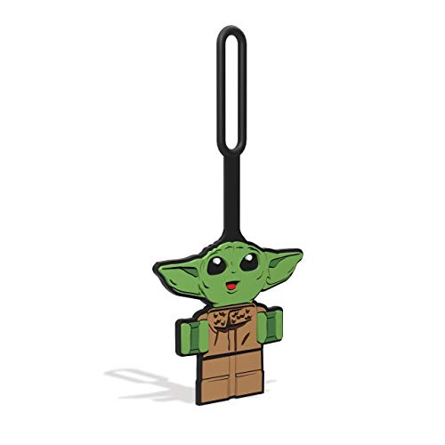 Lego Star Wars The Mandalorian Silicone Bag Tag - Grogu Smiling (52961).