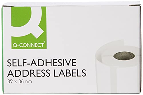 Q Connect, Etichette Adesive, 89 X 36 Mm, 250 Pz.