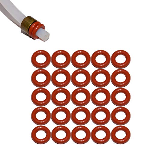 Snapworld-Kaffee - 25 Guarnizioni Per Tubo A Pressione Da 4 Mm, Compatibile Con Saeco Philips Siemens Bosch Krups Gaggia Miele Solis Rotel Satrap Jura