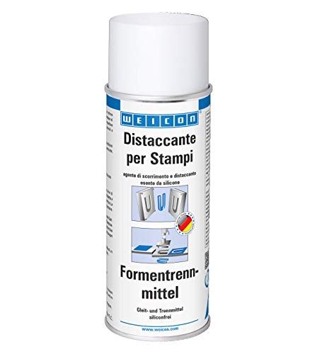 Weicon Distaccante Per Stampi | 400Ml | Spray Distaccante Senza Silicone | Impedisce Efficacemente L'Adesione A Plastiche, Metalli, Stampi Ed Attrezzi