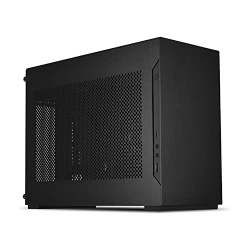 Lian-Li Compatibile A4-H2O X4 Mini-Itx Gehäuse, Pcie4.0 Riserkabel - Nero