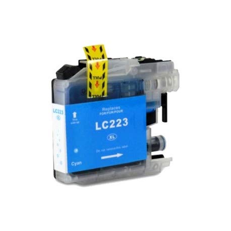 Italy'S Cartridge Cartuccia Lc223, Ciano, Compatibile Per Brother J4620 J4625 J5625 J4120 J5320 J5720 Lc 223, 10 Ml