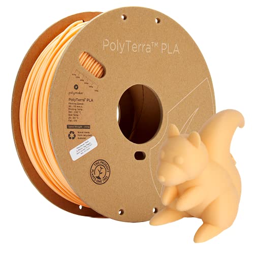 Polymaker 70864 Polyterra Pla Filament Pla 2.85Mm 1000G Pastell-Orange 1St.