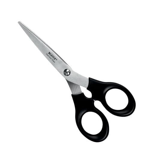 Leitz Stainless Steel Scissors 165Mm Black