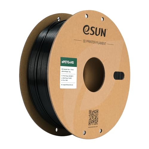 Esun Petg 1,75 Mm Filamento, Filamento Per Stampante 3D Ad Alta Velocità Petg+Hs, Precisione Dimensionale +/- 0,03 Mm, Bobina Da 1 Kg (2,2 Libbre) Pet