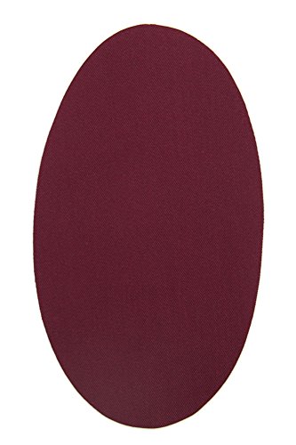 Haberdashery Online 6 Toppe Bordeaux Da Tavolo Termoadesivi. Gomitiere Per Proteggere I Vestiti E Riparare Pantaloni, Giacche, Maglioni, Camicie. 16 X