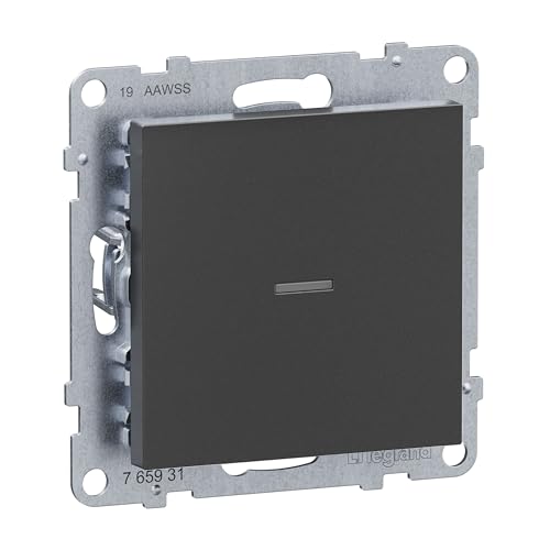 Legrand, Seano With Netatmo Interruttore Con Opzione Dimmer & Conduttore N, Montaggio In Scatola Cava, Home + Control, Smart Home, Viti O Artigli Di E