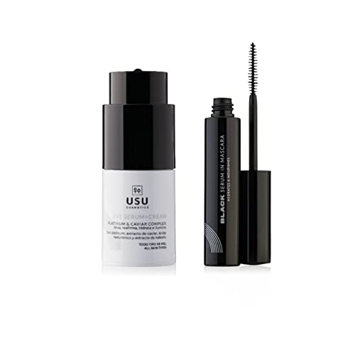 Pack Trattamento K-Beauty Eyes - Siero Per Contorno Occhi + Mascara Ciglia Black Serum In Mascara - Riduce Linee D'Espressione E Rughe - Volume E Lung