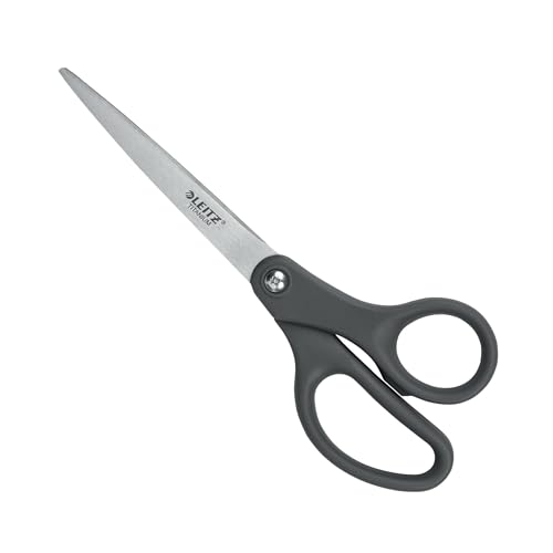 Leitz Titanium Scissors 180Mm Dark Grey