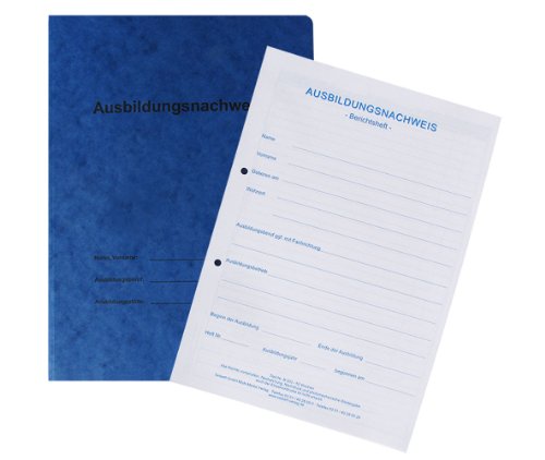 Berichtsheft / Ausbildungsnachweis Als Block - Für 1 Jahr: Tägliche Eintragungen (Montag - Sonntag), Pro Woche 1 Seite Für Zusätzliche Berichte / Zeic