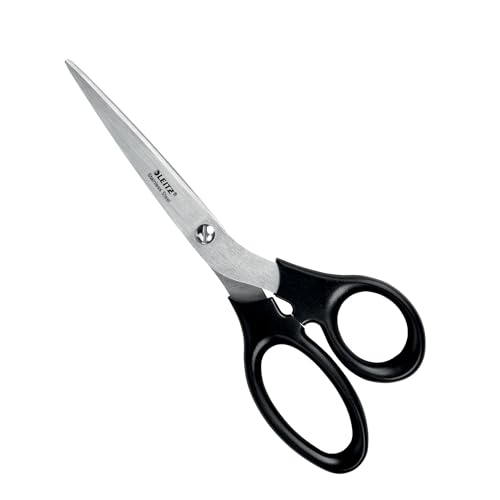 Leitz Stainless Steel Scissors 200Mm Black