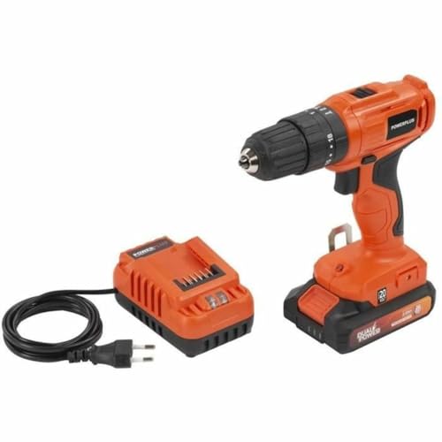 Dual Power Perceuse A Percussion Sans Fil Powdpo1110-3 En 1-20V - Avec Batterie & Chargeur