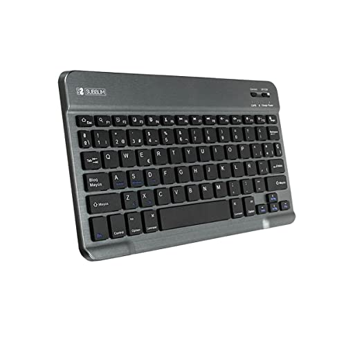 Subblim Teclado Compacto Inalámbrico Por Bluetooth Smart/Gris