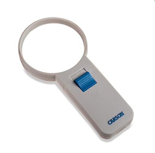 Carson Illuminato Led 4X Mano Tenuta 3.0'' Lente D'Ingrandimento Asferica (Sv-40)