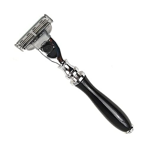 Parker Mach 3 Compatible Razor Black Resin Handle Mod. 111B-M3