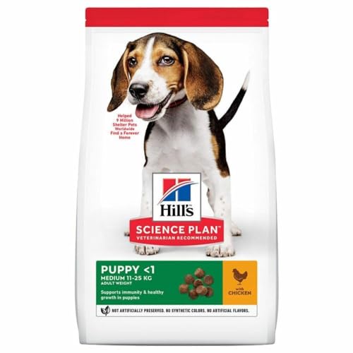 Science Plan Puppy Taglia Medium Healty Development Mangime Secco Gusto Pollo Kg.12