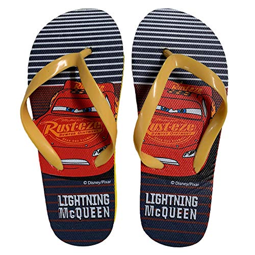Ciabatte Infradito In Gomma Per Bambino Disney Cars 2607 Giallo 32-33
