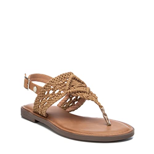 Xti 43930, Sandali Bassi Donna, Taupe, 38 Eu