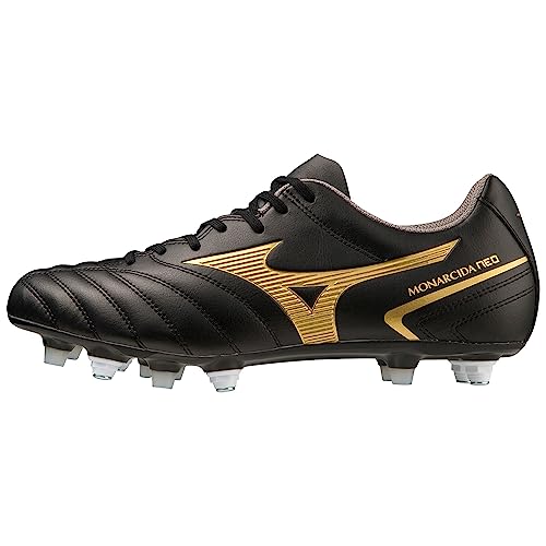 Mizuno Monarcidaneoiiselmix, Calcio Unisex Adulto, Nero Oro, 40.5 Eu