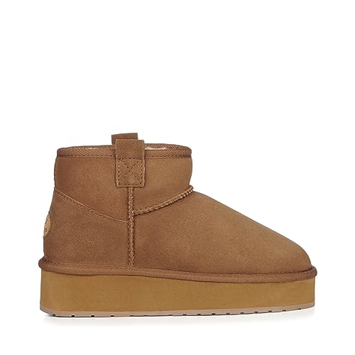 Emu Australia Foy Flatform Micro W13073 Chestnut Stivaletto Donna (37)