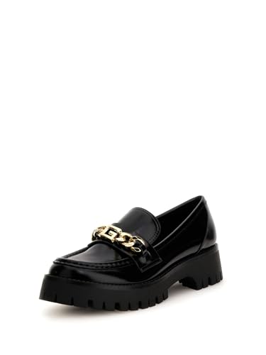 Guess Scarpe Loafers Donna Nero Fltalm Ele14 Black, Nero , 37 Eu