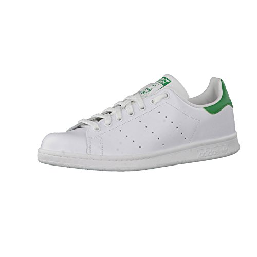Adidas Stan Smith, Sneaker Uomo, Footwear White Footwear White Green, 37 1/3 Eu