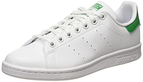 Adidas Stan Smith C, Sneaker Unisex - Bambini E Ragazzi, Bianco (Ftwr White/Ftwr White/Green Fx), 30 Eu