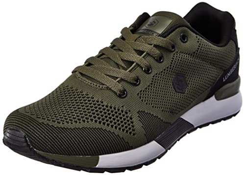 Lumberjack Vendor, Sneaker Uomo, Military Green/Black 111, 41 Eu