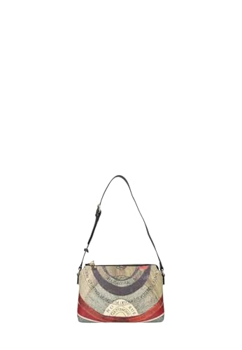 Gattinoni Borsa Donna Planetarium Nera Nero Crossbody Bag Con Zip A Spalla Borsetta