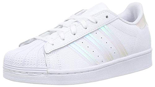 Adidas Superstar, Scarpe Da Ginnastica Basse Unisex - Bambini E Ragazzi, Footwear White Footwear White Core Black, 31 Eu