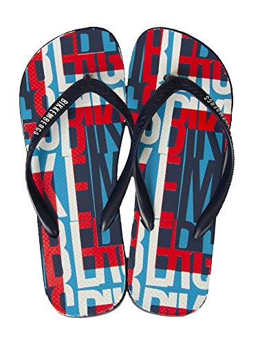 Bikkembergs Infradito Uomo Mare O Piscina Con Laccio Logato Articolo Bkk2Msr04 Serie: Colored, Blue Blue, 41