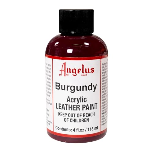Angelus Leather Paint 4 Oz Burgundy