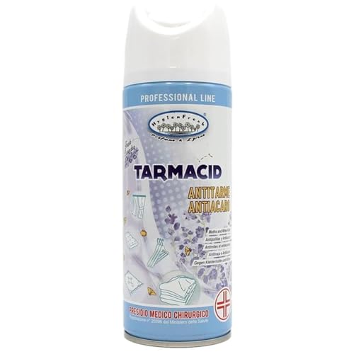Tarmacid Profumo Deodorante Spray Antitarme Antiacaro Professionale Per Tessuti Ambienti Guardaroba Cassetti Lavanderia Insetticida Presidio Medico Ch