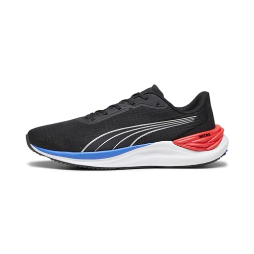 Puma Electrify Nitro 3, Scarpe Décolleté Uomo, Black For All Time Red, 43 Eu