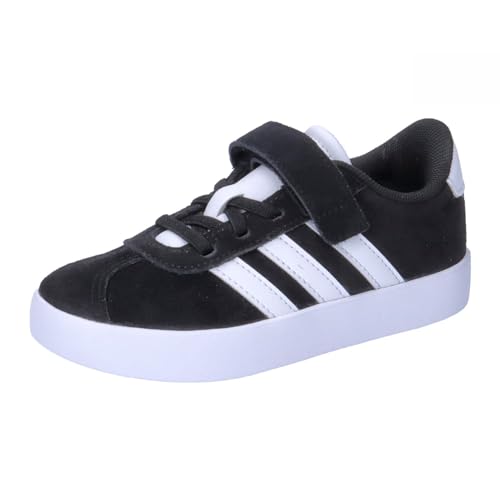 Adidas Vl Court 3.0 Hook And Loop Shoes Kids, Sneaker, Core Black/Cloud White/Core Black, 28.5 Eu