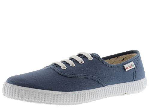 Victoria 106613, 1915 Inglesa, Lona Zapatilla Cordones, Scarpe Da Ginnastica Basse, Azul Jeans, 27 Eu