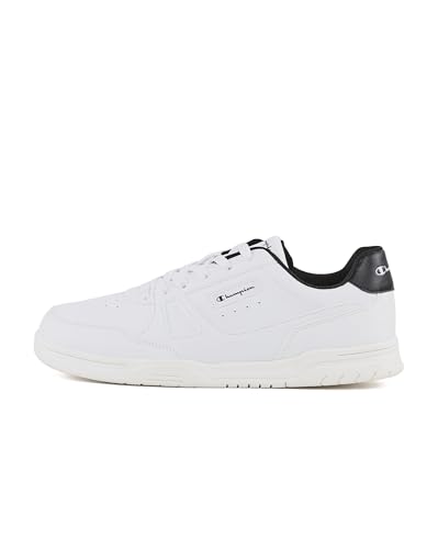 Champion Tennis Clay 86 Low, Sneakers Uomo, Bianco/Nero (Ww010), 45 Eu